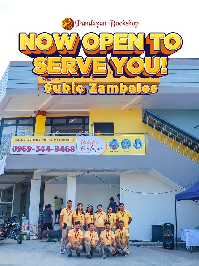 Pandayan Bookshop Subic Is Now Open To Serve You